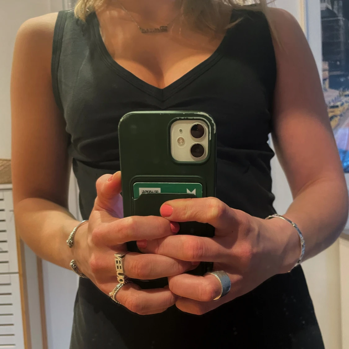 Svart tight klänning  - 91