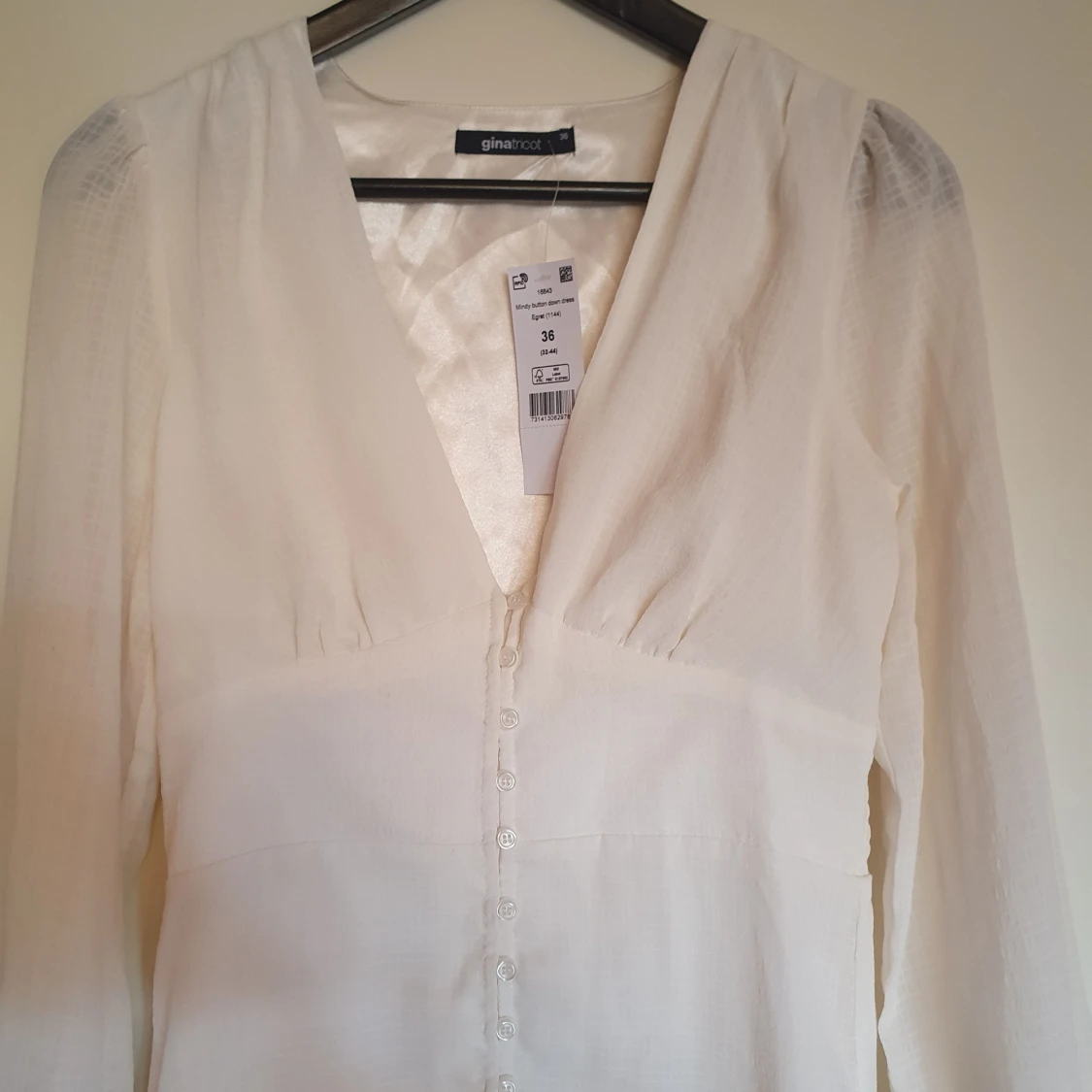 Vit långklänning  - 90