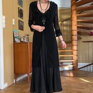 ”kofta” i mesh - svart cool mesh kofta lite ”gothic” ⭐️⭐️