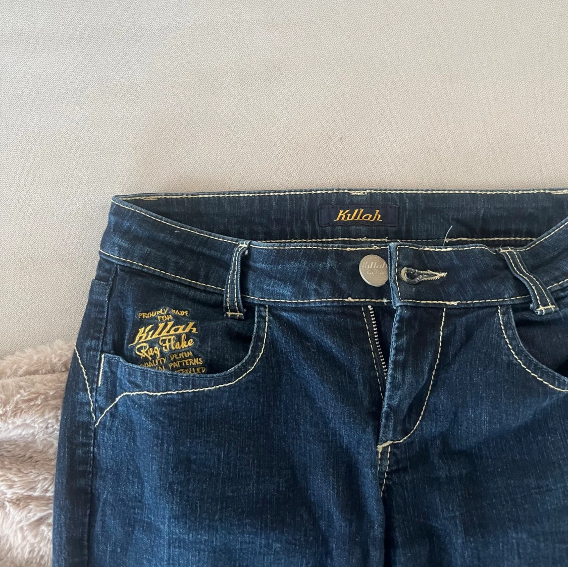 lågmidjade jeans - 91