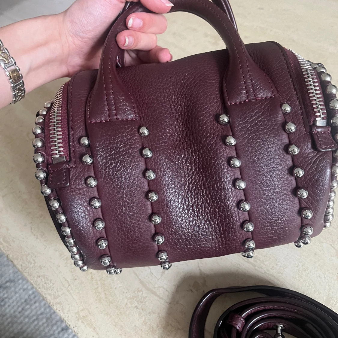 Alexander wang Rocco mini väska vinröd - 93