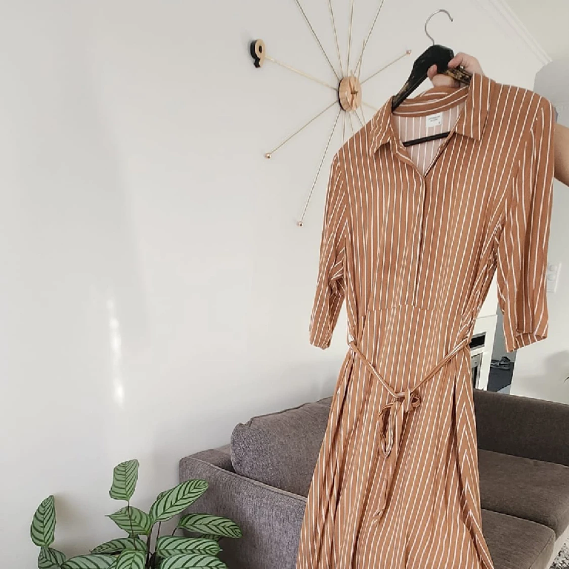 Brun klänning  - 90