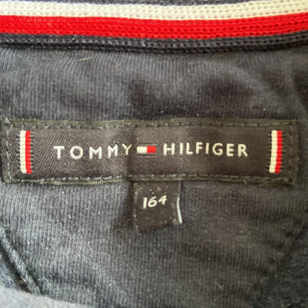 Säljer en Tommy Hilfiger hoodie  Storlek 164cm Inga defekter, väl använd. . Hoodies.