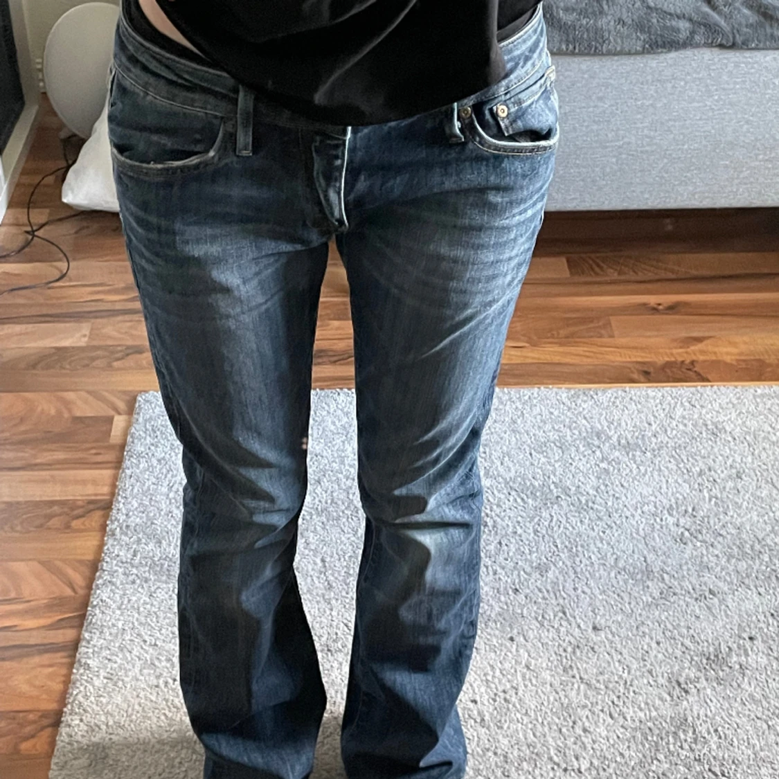 vintage low waist bootcut jeans  - 91