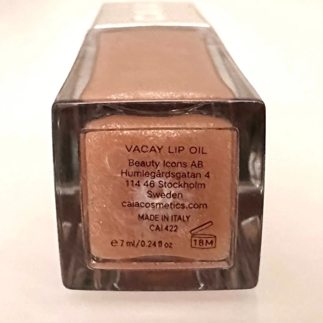 Caia Vacay Lip Oil Beauty Makeup lipgloss glitter glossy  - 91