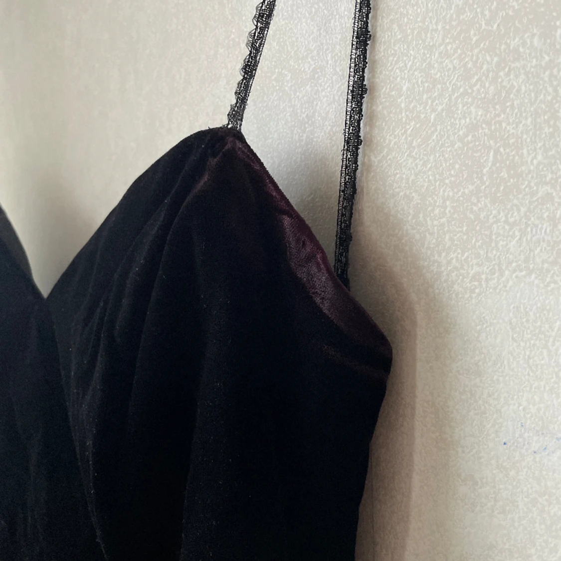 Vintage sammet cocktailklänning - 91