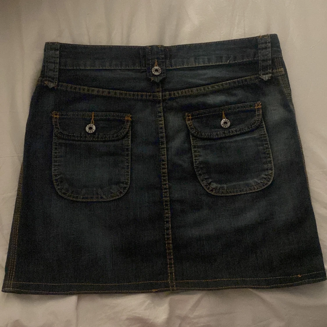 Vintage jeans kjol - 90