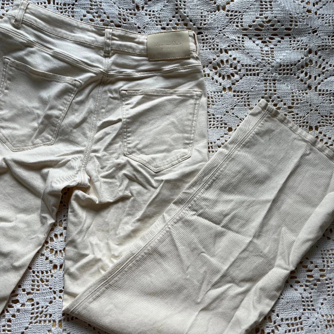 Wideleg vita jeans - 91