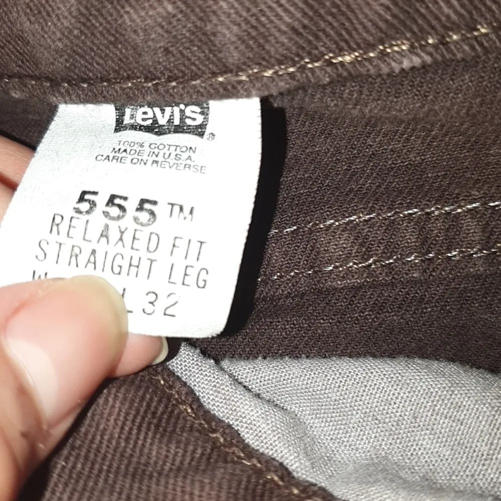 Levi's 555 Relaxed Straight - Jeans relaxed fit MADE IN U.S.A. 96s Carhartt type pants Nypris 1109 ✅️. Jeans & Byxor.
