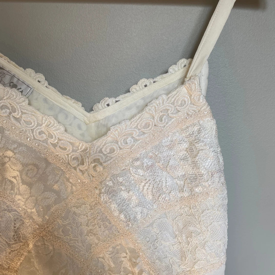 Linne med spets  - 90