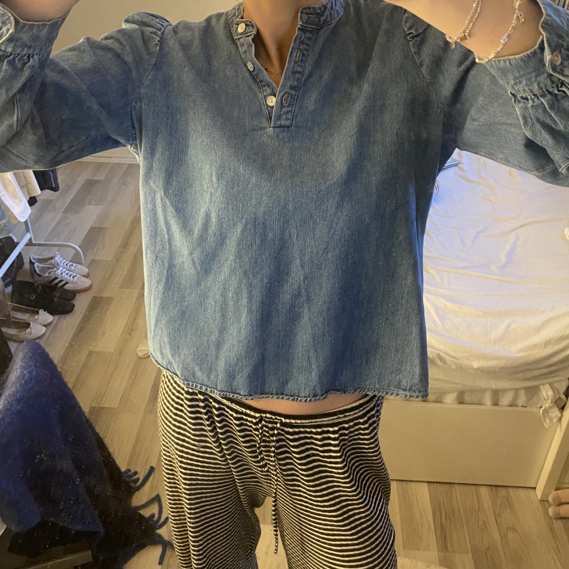 Denim blus