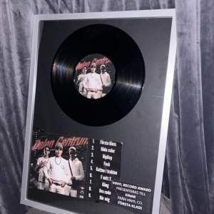 Första Klass Vinyl Record Award tavla från Vinyl Co. Perfekt inredning om man vill ha grich stil hemma också.   