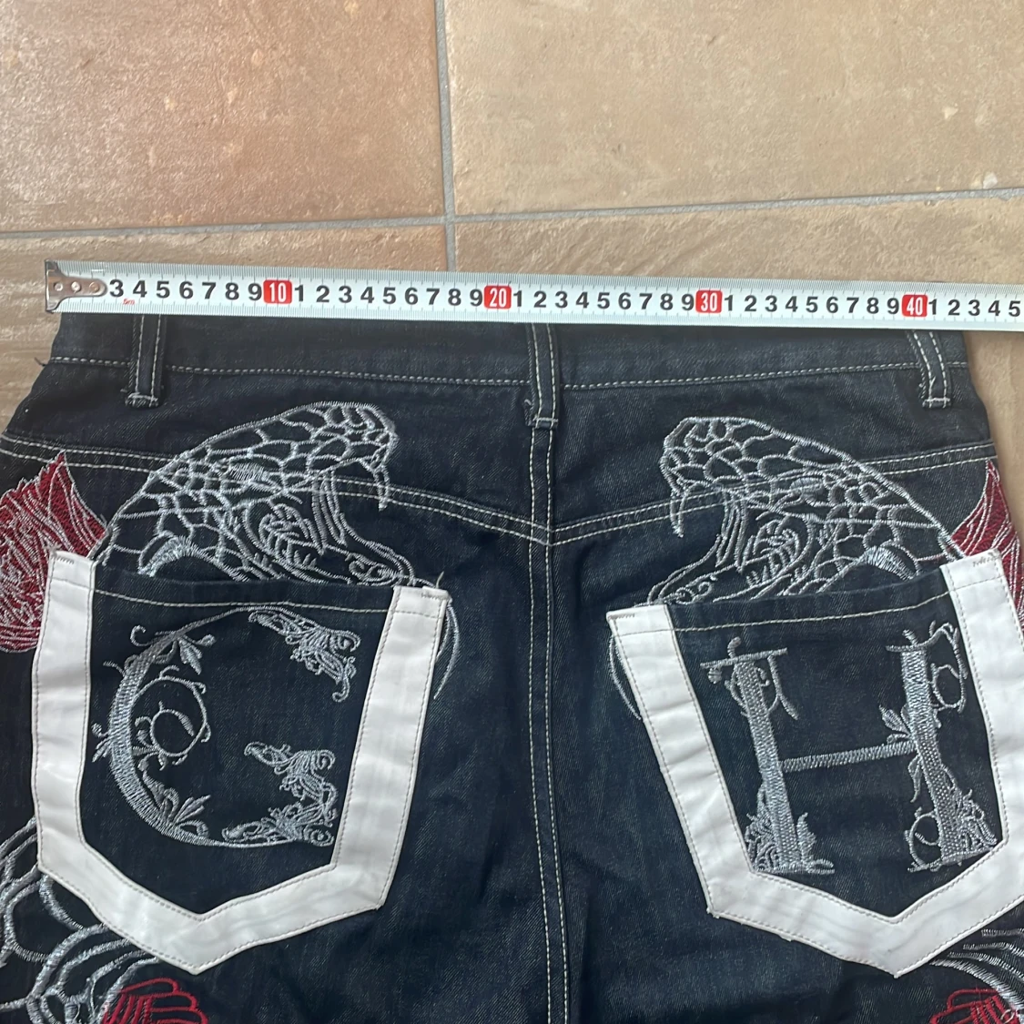 JEANS MED TRYCK - 93