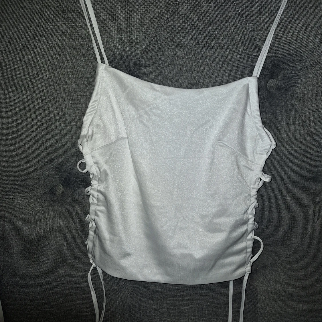 *VIT* knyt topp - 90