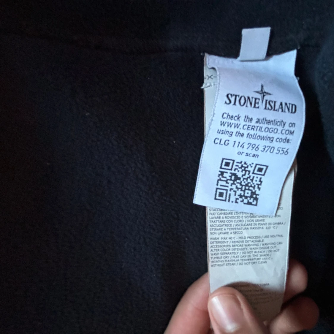 Stone island zip junior size