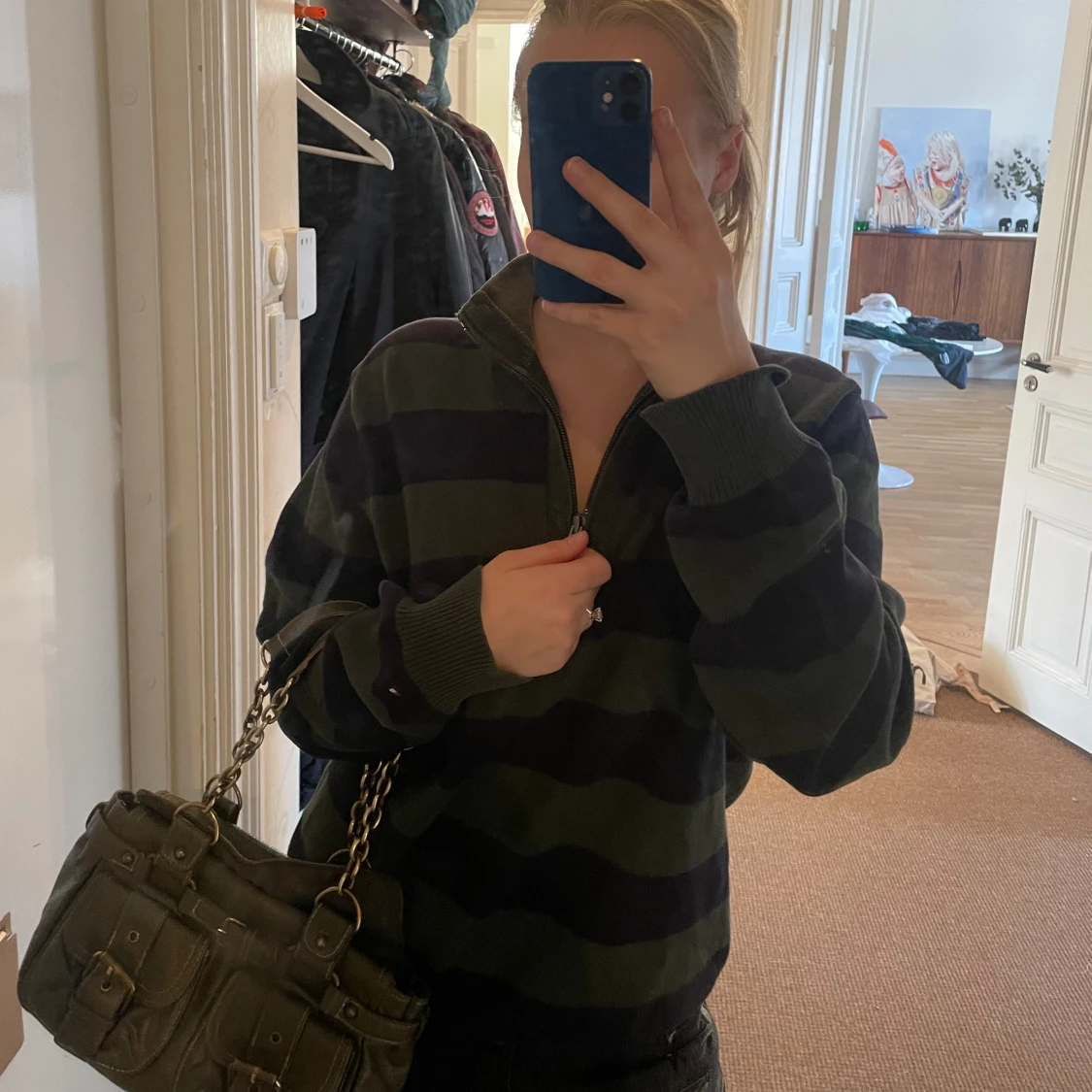 Randig Hilfiger Zip Sweater - 90