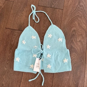 Cider blå halterneck topp - Ny med prislapp