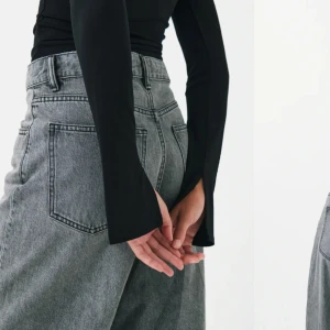 topp  - topp från gina med slits i armarna, superskön & knappt använd🖤