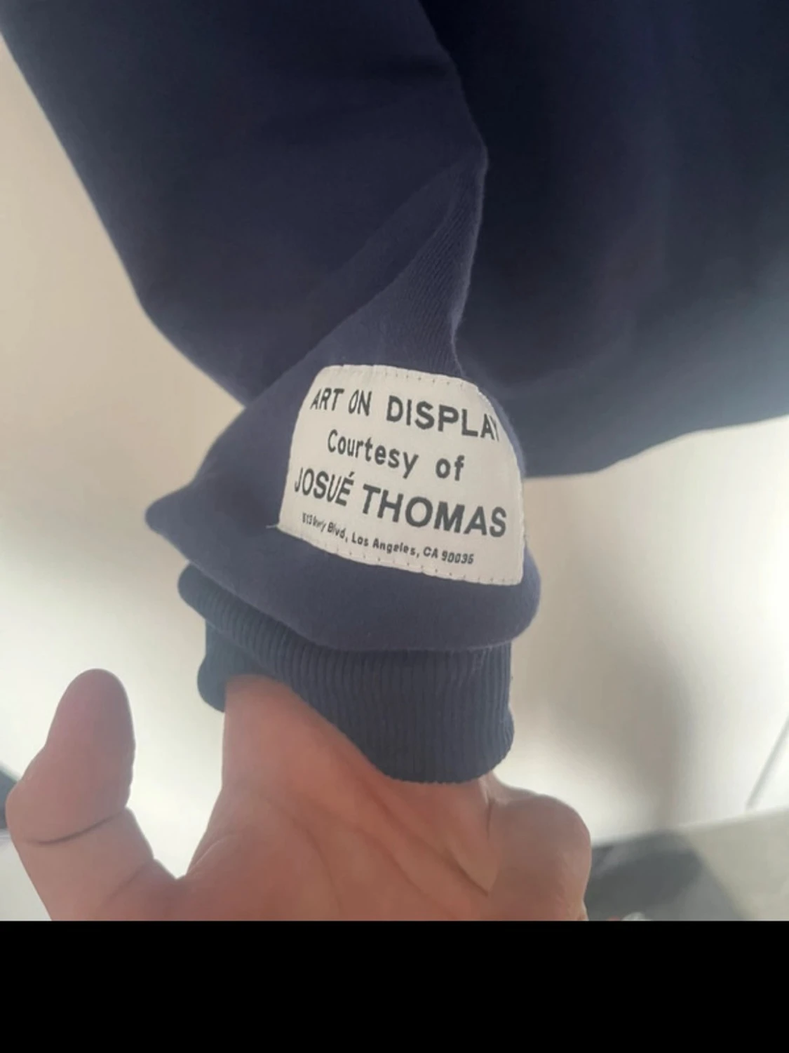 Mörkblå hoodie från Gallery Dept - 2