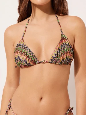Calzedonia Bikinitopp zig zag mönster - Calzedonia Bikinitopp, passar storlek M/L