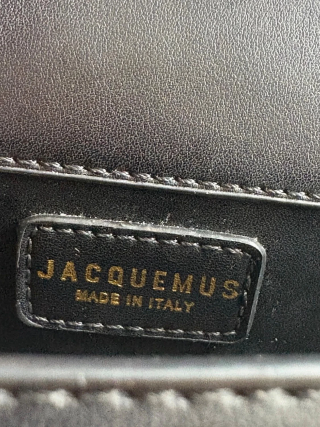 Svart Jacquemus axelremväska - 4