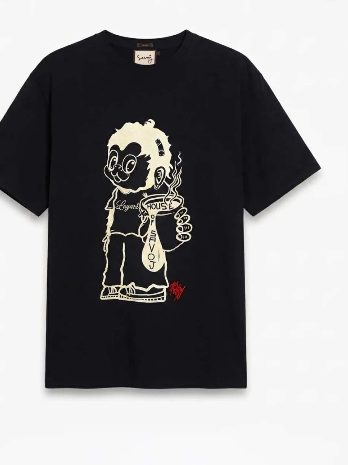 House of savojxLugazi svart t shirt 