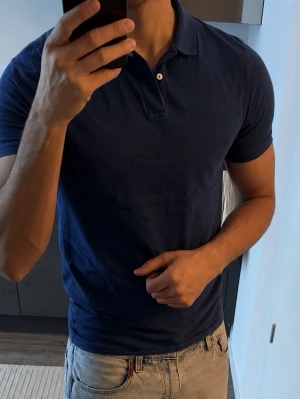 Massimo Dutti Piké  - Mörk Marinblå Massimo Dutti Piké 