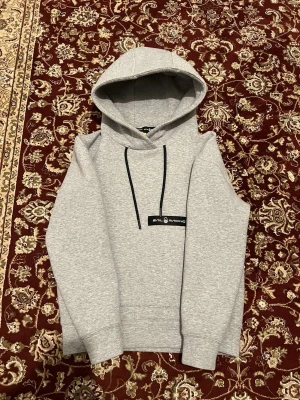 Grå hoodie Sail Racing - Snygg grå hoodie från Sail Racing med svart logotyp på bröstet och en liten detalj på ryggen. Hoodien har svarta dragsnören och är tillverkad i mjukt sweatshirtmaterial. Perfekt för en avslappnad och stilren look.