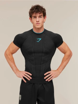 Gymshark onyx v1 tshirt  - Gymshark onyx v1 tshirt blue. Storlek Medium. Har kvitto. Skickar så fort jag får hem tröjorna.