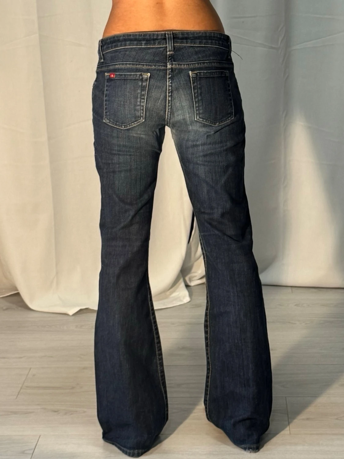 Lågmidjade bootcut jeans 10207 - 2
