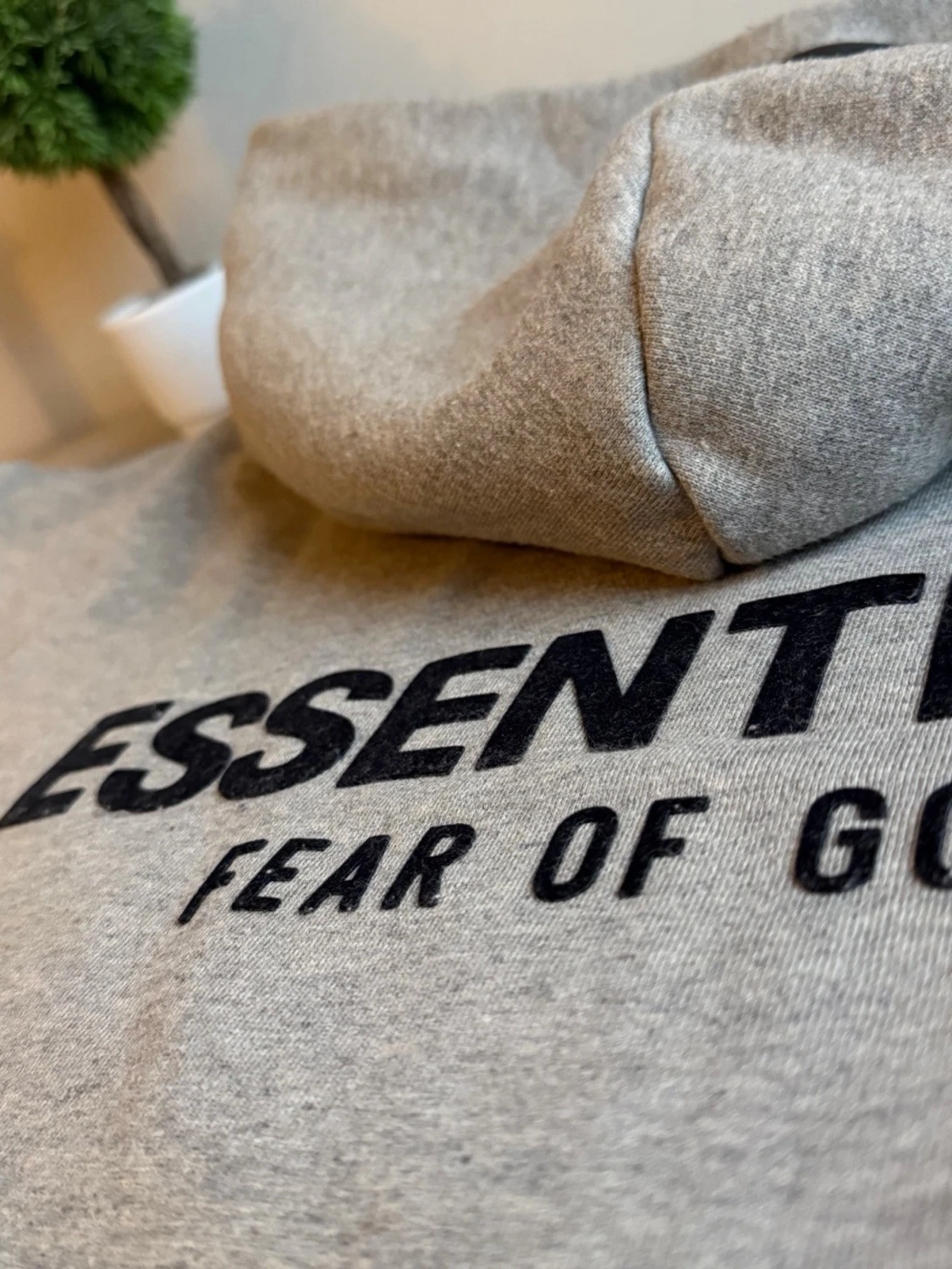 Grå hoodie Essentials Fear of God - 5
