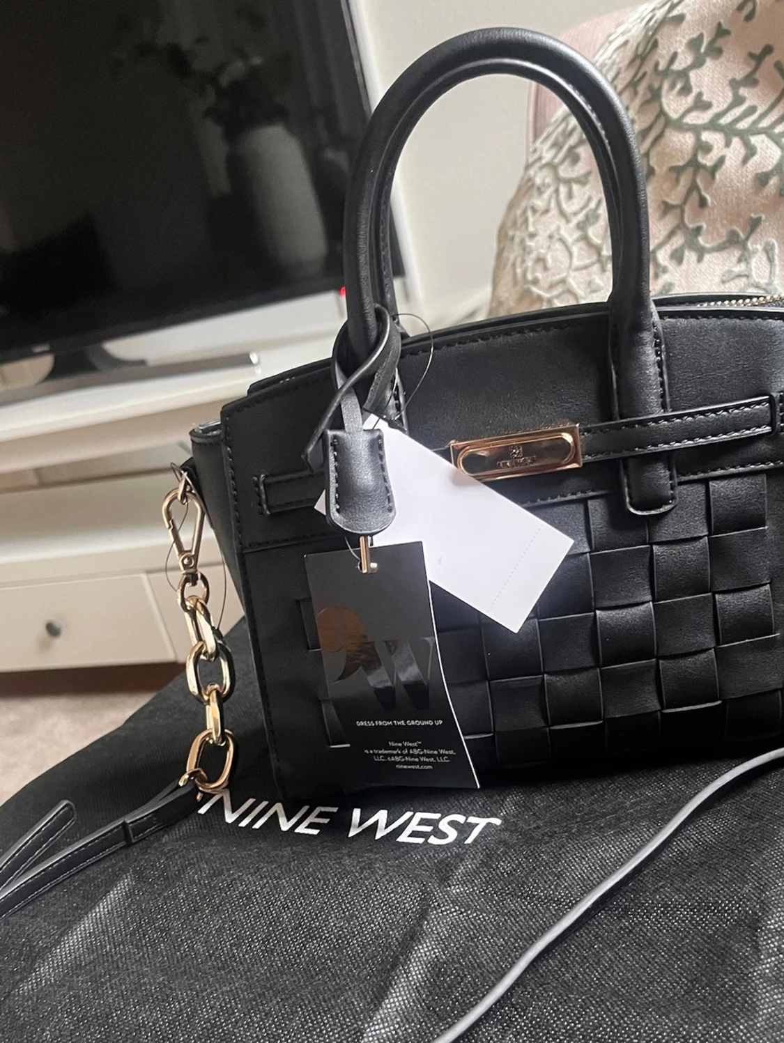 Svart handväska från Nine West