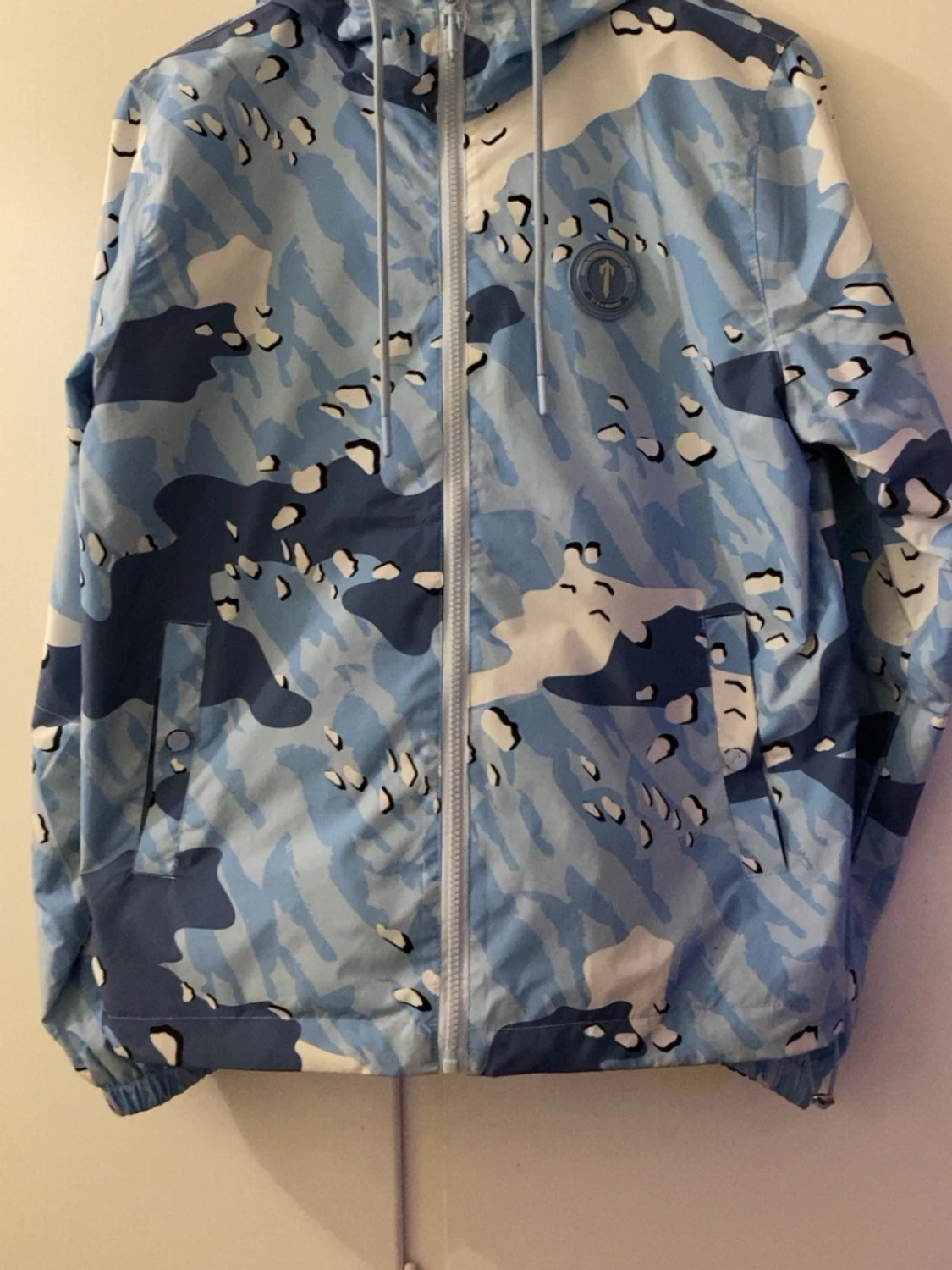 Blå camo vindjacka från Trapstar - 1