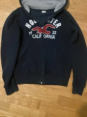 Hollister hoodie - Snygg navy hoodie från holister. (den är lite ljusare än det syns på kameran) 