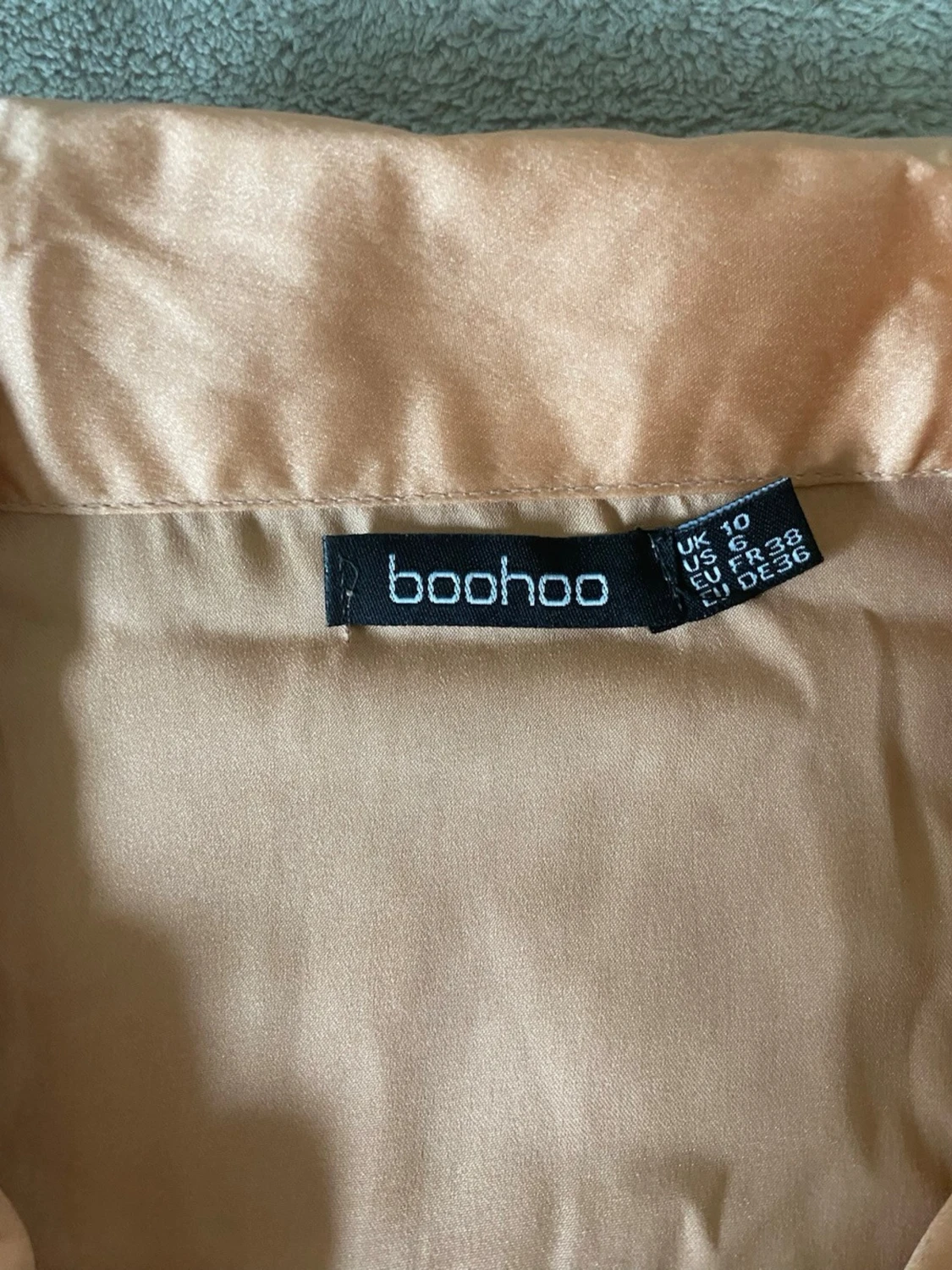 Satin pyjamasset shorts och T-shirt - 6
