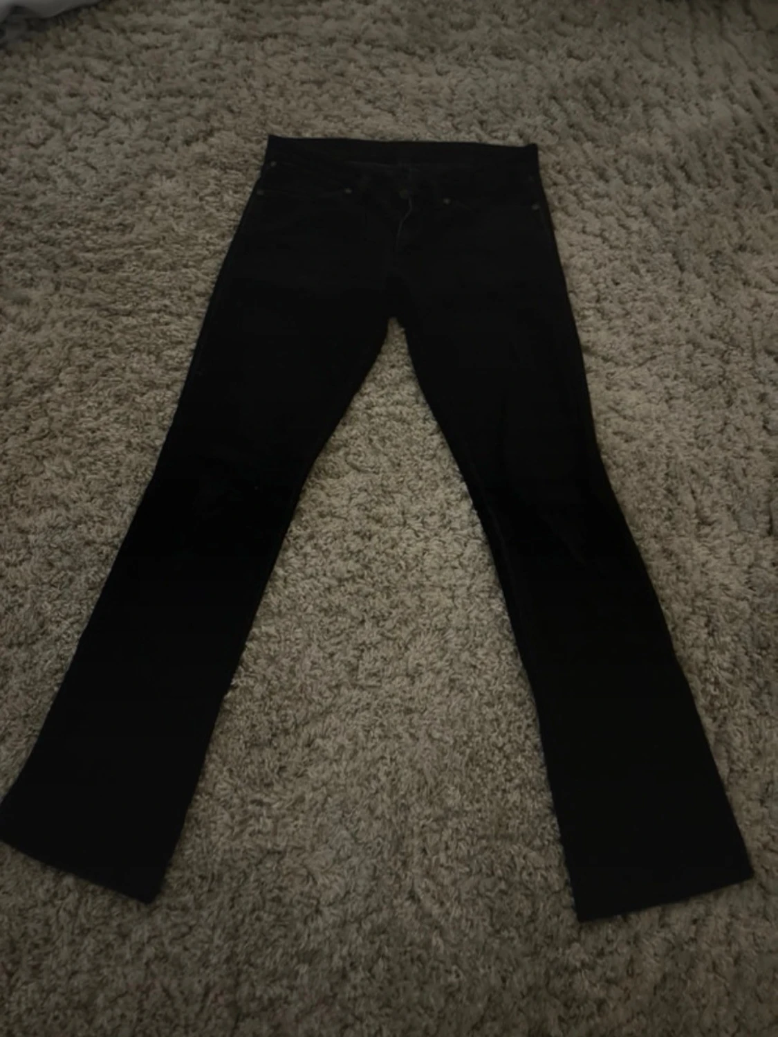 Svarta bootcut jeans - 1