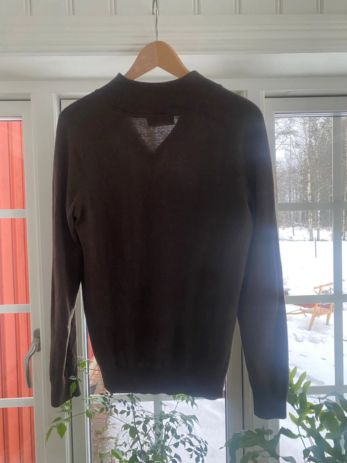 Mörk grå halvzip tröja från Morris - 3