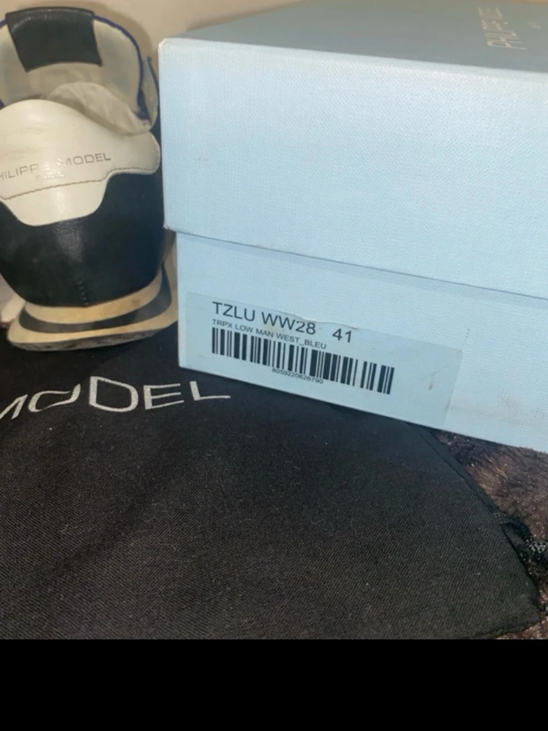 Philippe Model svarta sneakers i skinn - 6