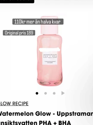 Kit! Glow recipie, caia  - Kit som innehåller caia that dewy dropps, glow recipie serum, glow recipie toner orginal pris på allt är 759kr. Mitt pris: 450kr