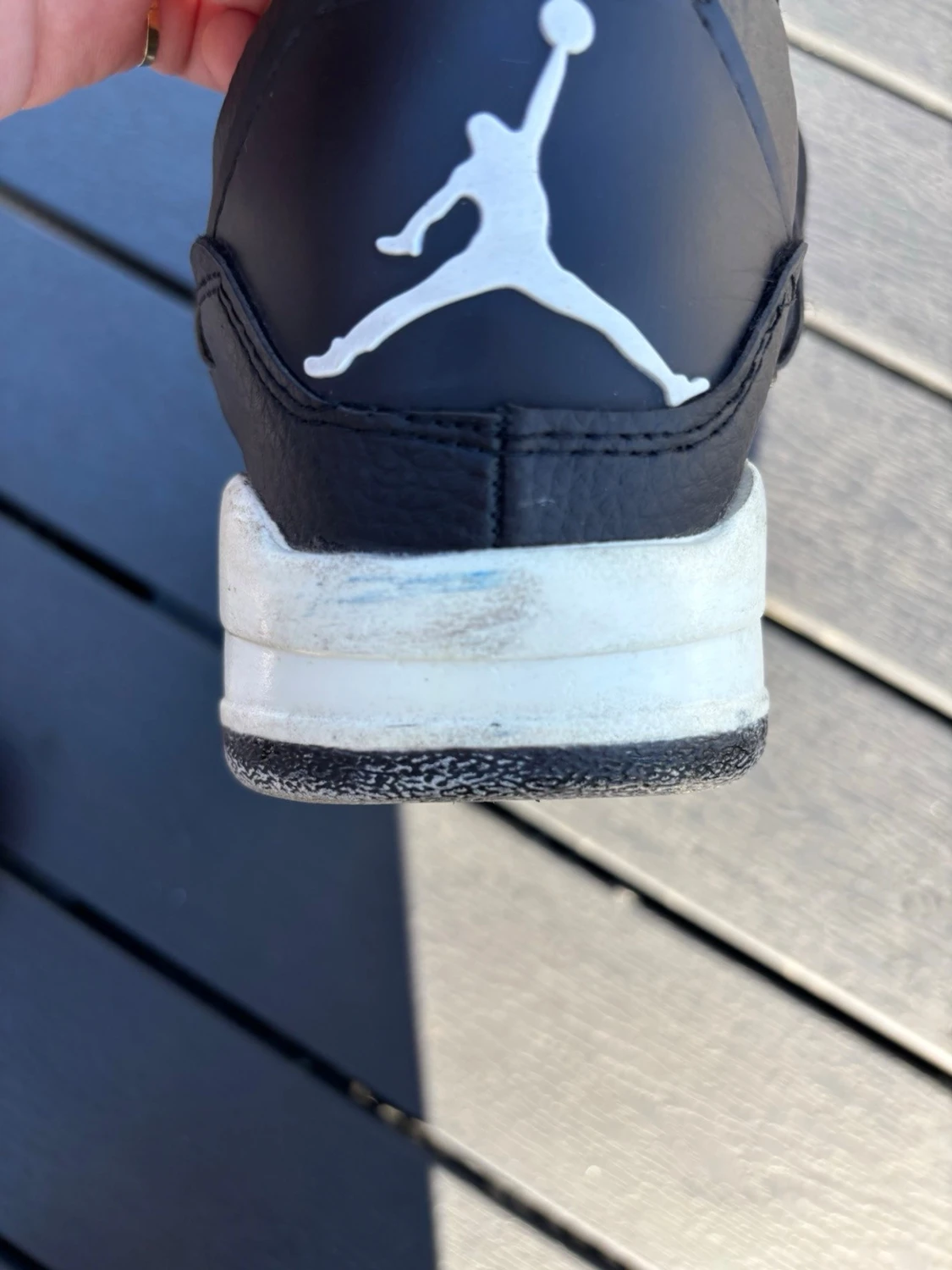 Svarta Air Jordan 4 sneakers - 4