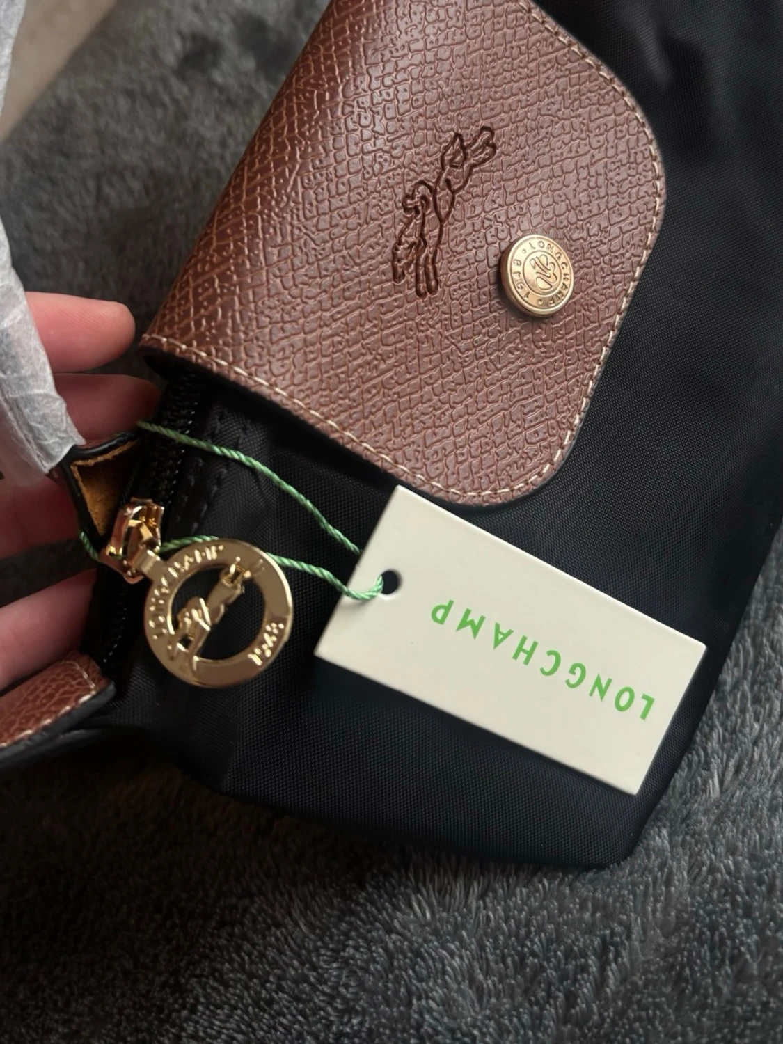 Svart handväska Longchamp - 1