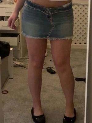 Blå jeanskjol från True religion  - Köpte i USa för 200 dollar tror jag men har inte använt den. Jag är öppen för prisdiskussion och att sänka ganska mycket så det är bara att skicka förslag🌸 Storlek 27