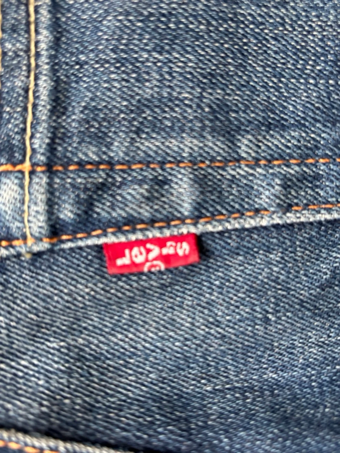 Mörkblå Levi's jeans straight fit - 3