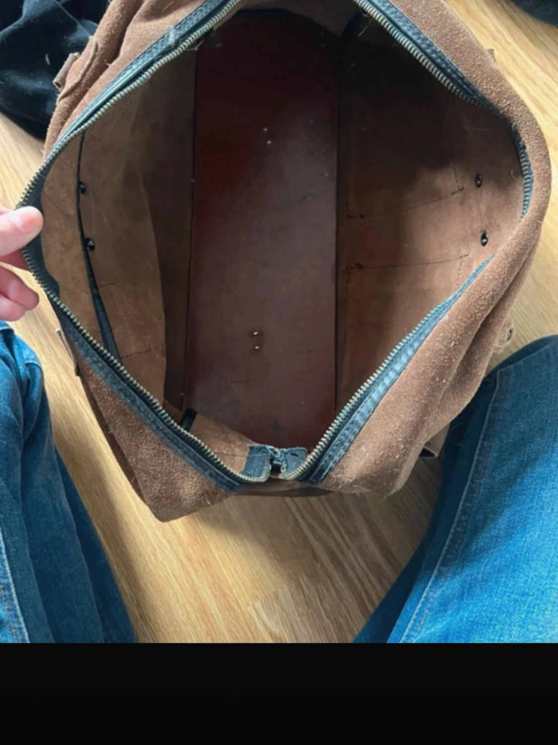 Brun mockaväska med fickor - 6