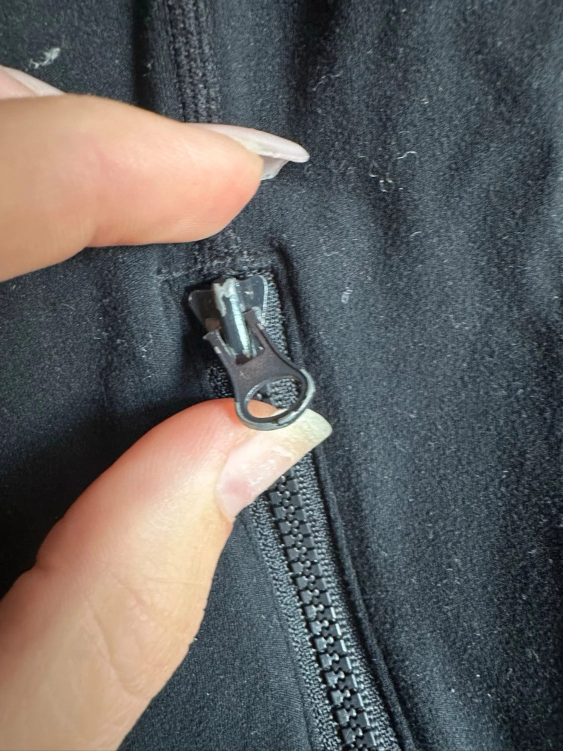 Svart träningsjacka med dragkedja - 2