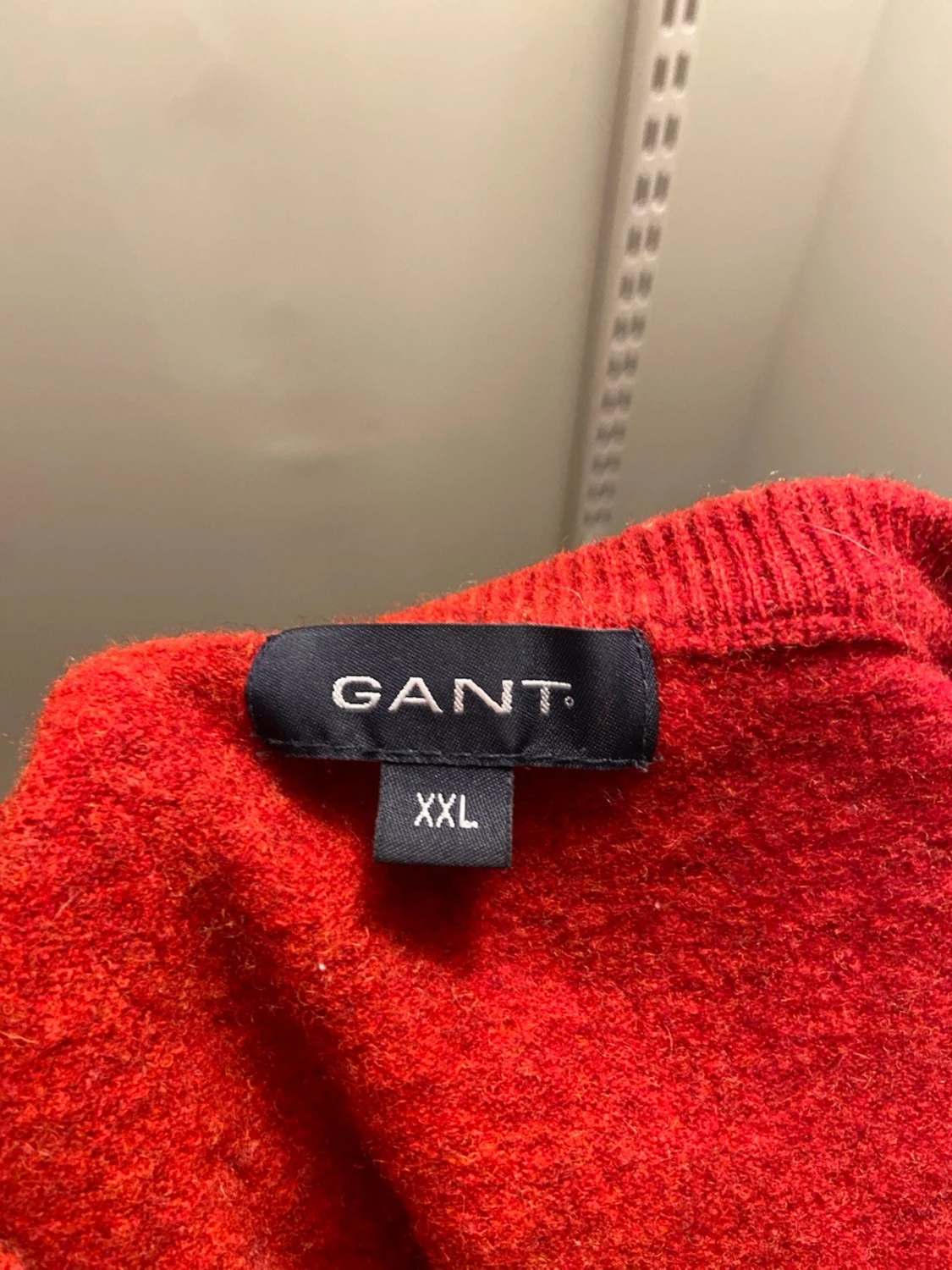 Röd stickad tröja från GANT - 2