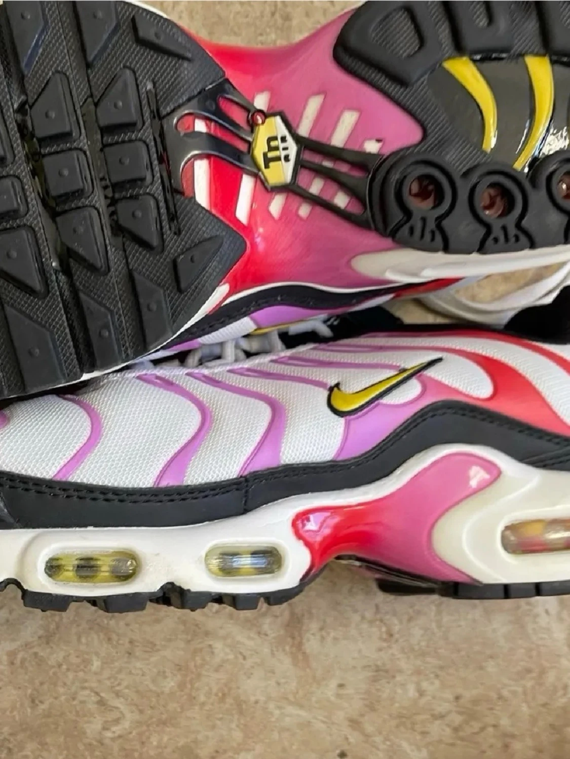 Nike Air Max Plus TN rosa/vit - 1