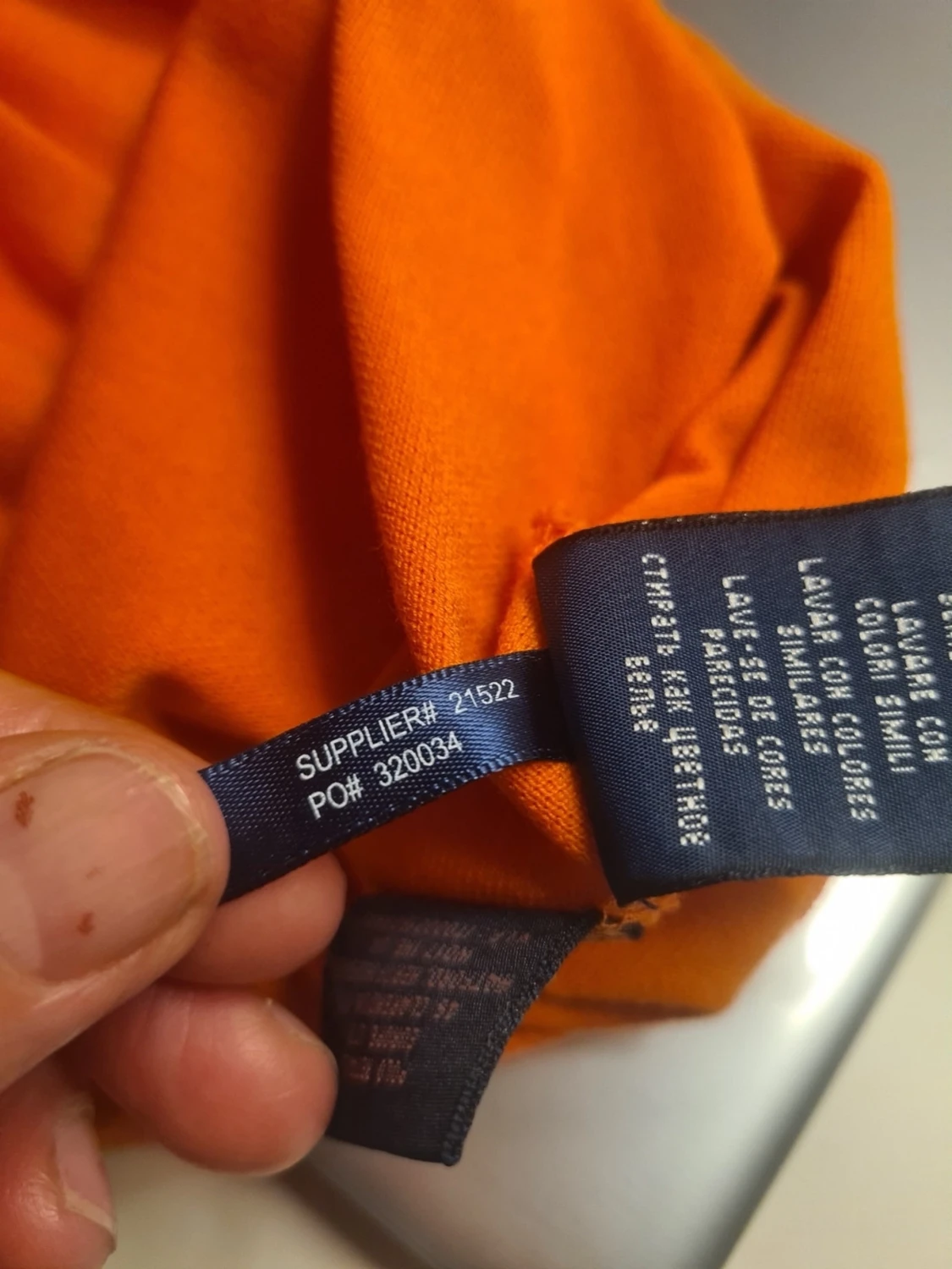 Orange polotopp från Ralph Lauren Storlek M - 4