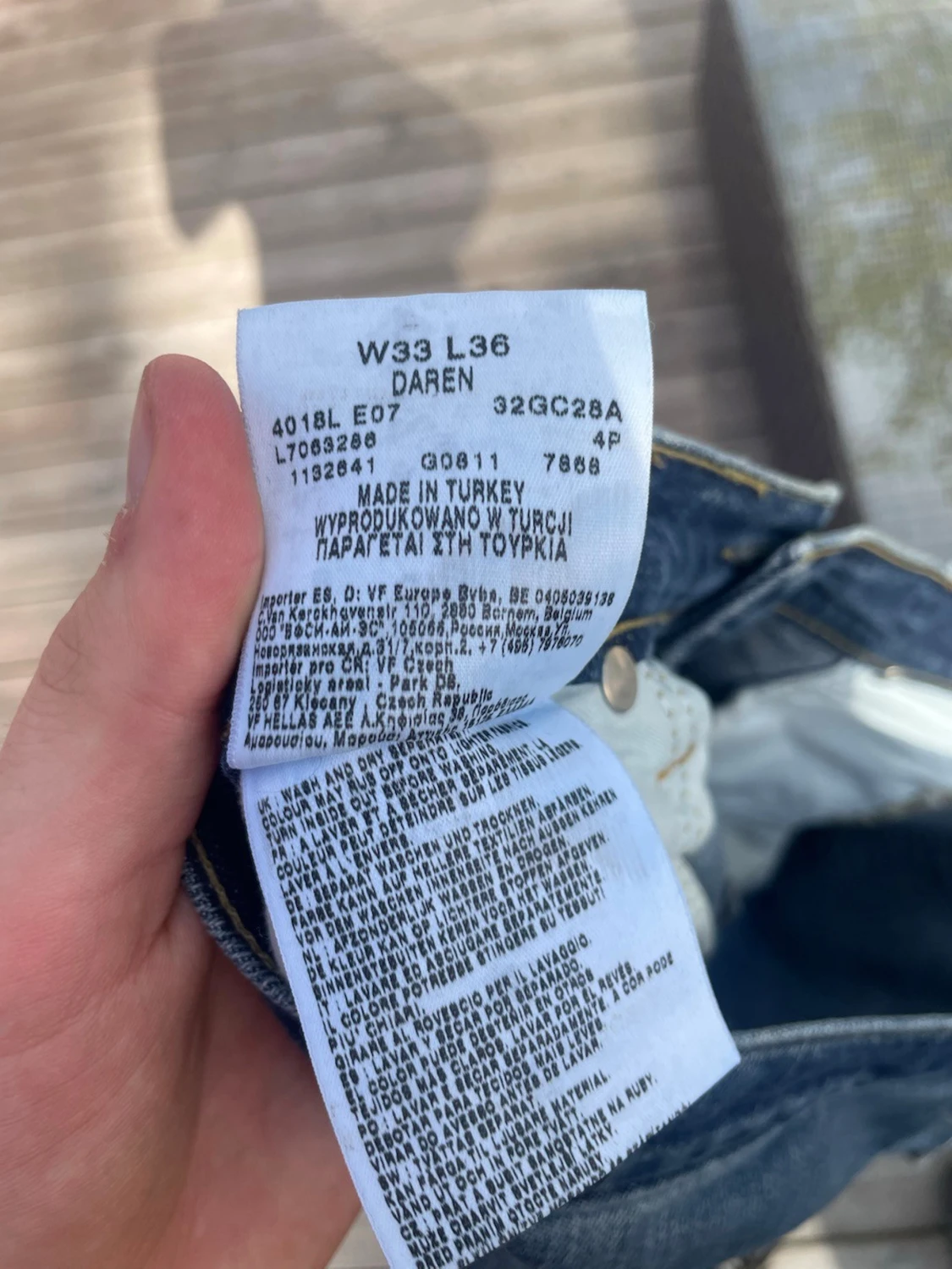 Blå raka jeans från Lee - 3