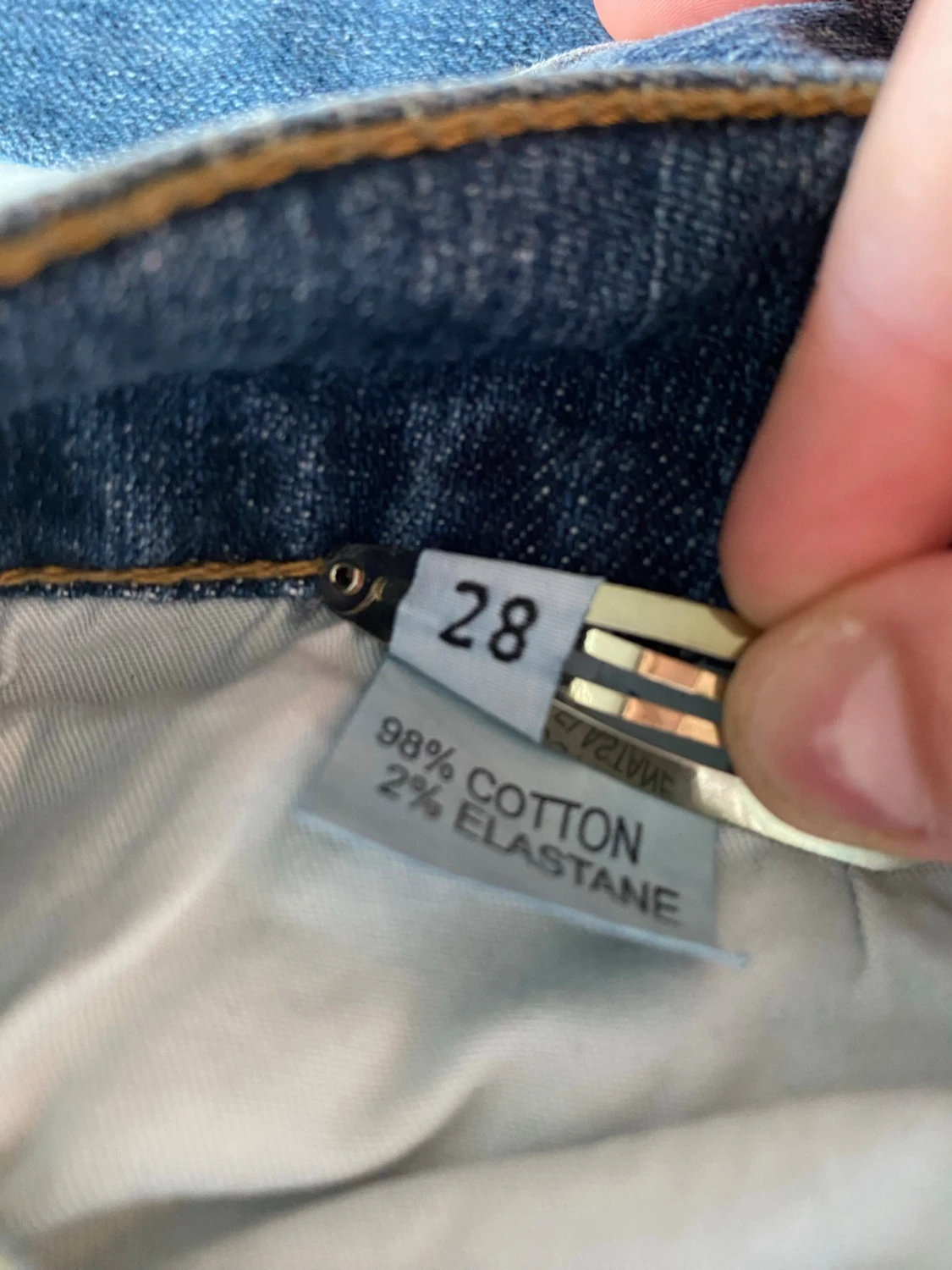 Blåa Puss & Kram jeans med stjärnor - 3